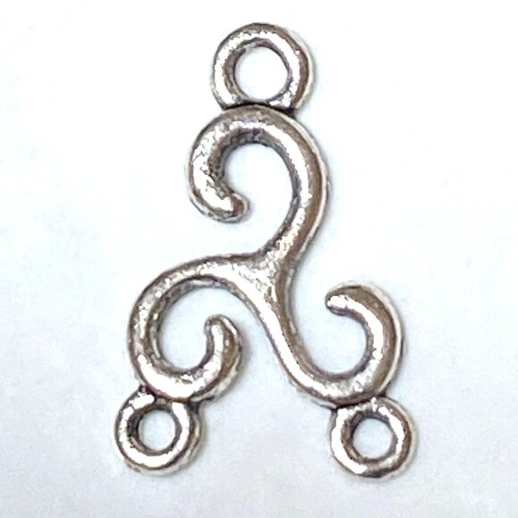 3/10$, 3 Holes Silver Color Connector for Jewelry Making, DIY Projects - Picture 1 of 4